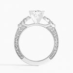 Aberdeen Celtic Diamond Ring Platinum Princess Engagement Ring