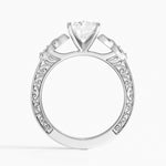Aberdeen Celtic Diamond Ring Platinum Radiant Engagement Ring