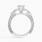 Aberdeen Celtic Diamond Ring Platinum Round Engagement Ring