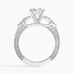 Aberdeen Celtic Diamond Ring Platinum Round Engagement Ring