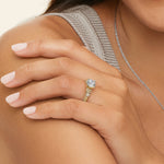 Aberdeen Celtic Diamond Ring Yellow Gold 18k Engagement Ring