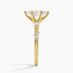Aimee 1.7mm Diamond Ring Yellow Gold 18k Marquise Engagement Ring