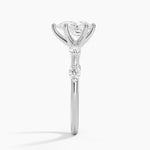 Aimee 1.7mm Diamond Ring Platinum Pear Engagement Ring