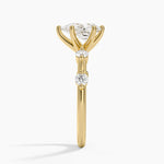 Aimee 1.7mm Diamond Ring Yellow Gold 18k Pear Engagement Ring