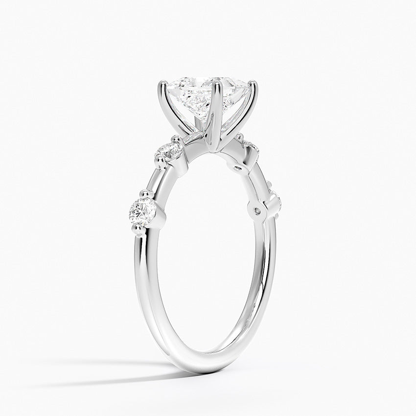 Aimee 1.7mm Diamond Ring Platinum Princess Engagement Ring