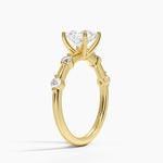 Aimee 1.7mm Diamond Ring Yellow Gold 18k Princess Engagement Ring