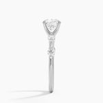 Aimee 1.7mm Diamond Ring Platinum Round Engagement Ring