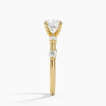 Aimee 1.7mm Diamond Ring Yellow Gold 18k Round Engagement Ring