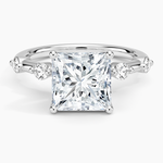 Aimee 1.7mm Diamond Ring Platinum Princess Engagement Ring