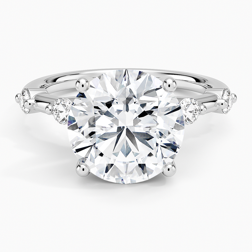 Aimee 1.7mm Diamond Ring Platinum Round Engagement Ring