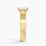 Peyton Emerald Cut Three Stone Diamond Ring (1/2 ct. tw.) Yellow Gold 18k Emerald Engagement Ring