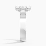 Peyton Emerald Cut Three Stone Diamond Ring (1/2 ct. tw.) Platinum Marquise Engagement Ring
