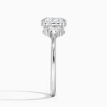 Edie Art Deco Diamond Ring Platinum Oval Engagement Ring