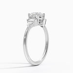 Edie Art Deco Diamond Ring Platinum Round Engagement Ring