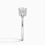 Edie Art Deco Diamond Ring Platinum Round Engagement Ring
