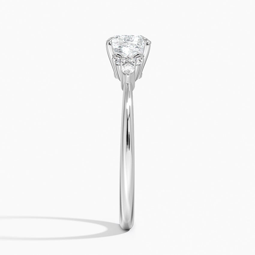 Nadia Diamond Ring Platinum Cushion Engagement Ring