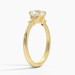 Nadia Diamond Ring Yellow Gold 18k Cushion Engagement Ring
