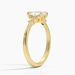 Nadia Diamond Ring Yellow Gold 18k Emerald Engagement Ring