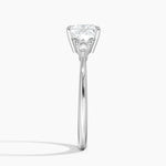 Nadia Diamond Ring Platinum Princess Engagement Ring