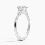 Nadia Diamond Ring Platinum Round Engagement Ring