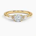 Nadia Diamond Ring Yellow Gold 18k Cushion Engagement Ring