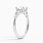 Nadia Three Stone Diamond Ring Platinum Radiant Engagement Ring
