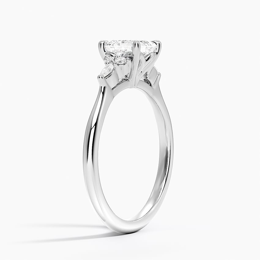 Nadia Perfect Fit Diamond Ring Platinum Asscher Engagement Ring