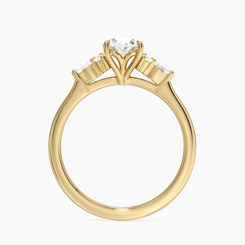 Nadia Perfect Fit Diamond Ring Yellow Gold 18k Oval Engagement Ring