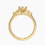 Nadia Perfect Fit Diamond Ring Yellow Gold 18k Pear Engagement Ring