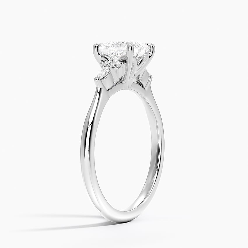 Nadia Perfect Fit Diamond Ring Platinum Princess Engagement Ring