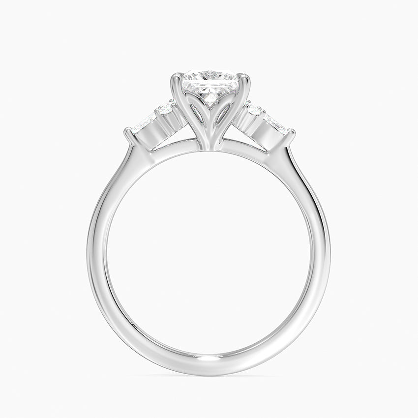 Nadia Perfect Fit Diamond Ring Platinum Princess Engagement Ring