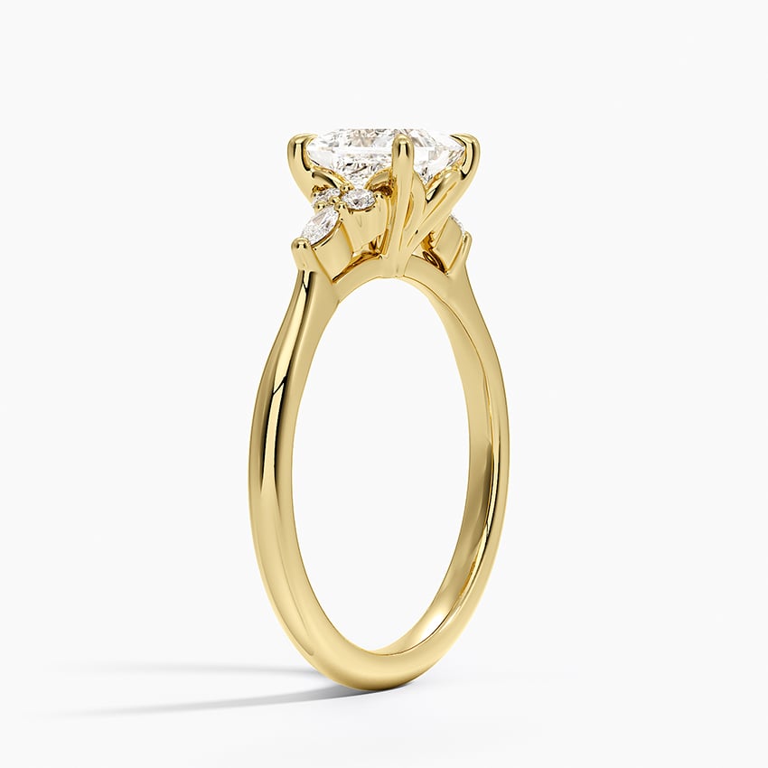Nadia Perfect Fit Diamond Ring Yellow Gold 18k Princess Engagement Ring