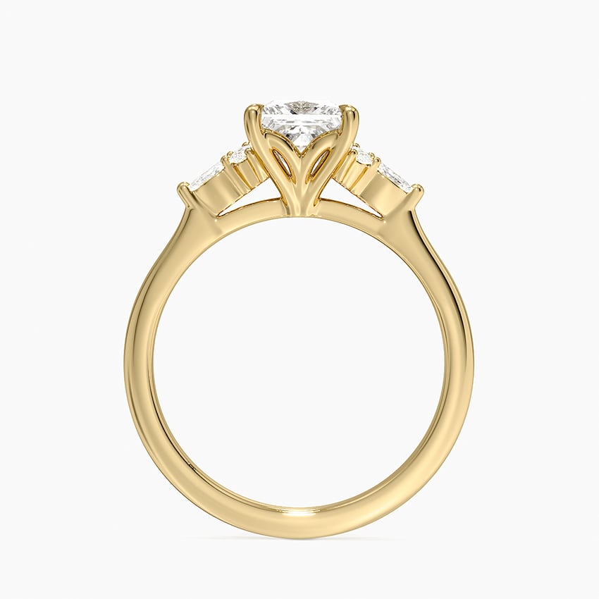 Nadia Perfect Fit Diamond Ring Yellow Gold 18k Princess Engagement Ring