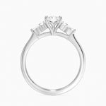 Nadia Perfect Fit Diamond Ring Platinum Radiant Engagement Ring