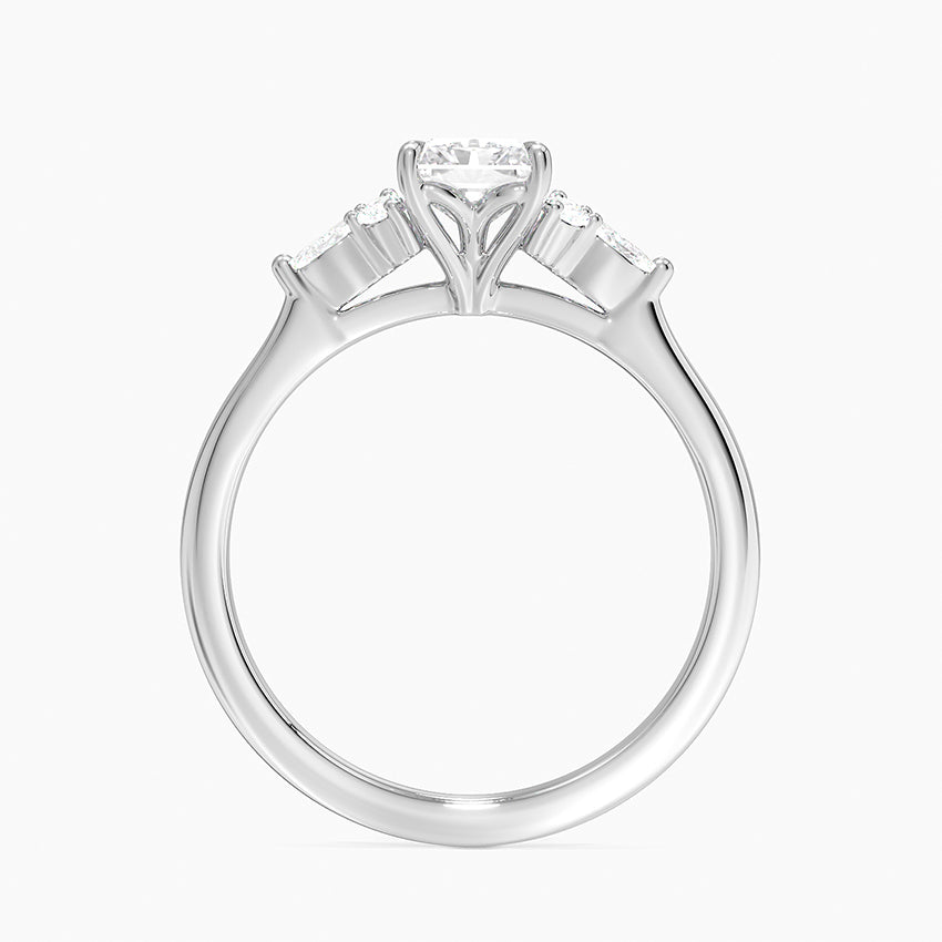 Nadia Perfect Fit Diamond Ring Platinum Radiant Engagement Ring