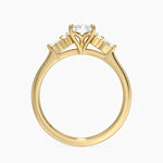Nadia Perfect Fit Diamond Ring Yellow Gold 18k Radiant Engagement Ring