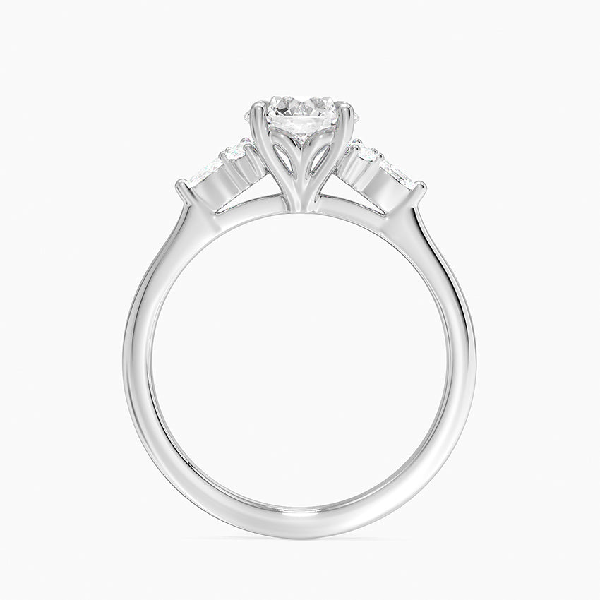 Nadia Perfect Fit Diamond Ring Platinum Round Engagement Ring