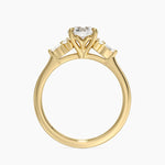 Nadia Perfect Fit Diamond Ring Yellow Gold 18k Round Engagement Ring