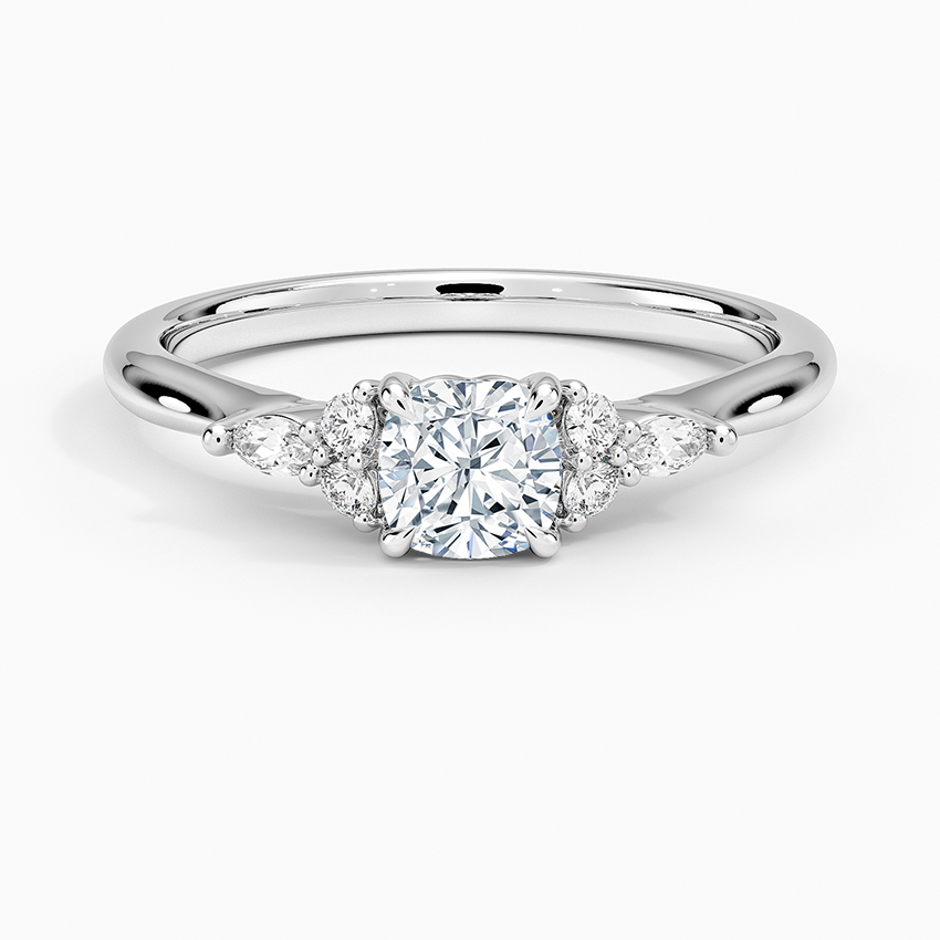 Nadia Perfect Fit Diamond Ring Platinum Cushion Engagement Ring