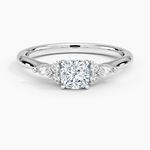 Nadia Perfect Fit Diamond Ring Platinum Cushion Engagement Ring