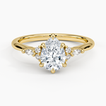 Nadia Perfect Fit Diamond Ring Yellow Gold 18k Pear Engagement Ring