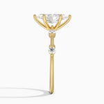 Aimee 1.4mm Diamond Ring Yellow Gold 18k Marquise Engagement Ring