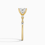 Aimee 1.4mm Diamond Ring Yellow Gold 18k Princess Engagement Ring