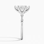 Aimee Hidden Halo Diamond Ring Platinum Marquise Engagement Ring
