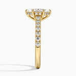 Grand Lissome Diamond Ring Yellow Gold 18k Marquise Engagement Ring