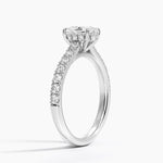 Grand Lissome Diamond Ring Platinum Oval Engagement Ring