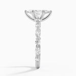 Versailles Three-Quarter Coverage Diamond Ring (1/2 ct. tw.) Platinum Marquise Engagement Ring