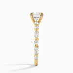 Versailles Three-Quarter Coverage Diamond Ring (1/2 ct. tw.) Yellow Gold 18k Round Engagement Ring