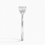 Melody Diamond Ring Platinum Asscher Engagement Ring