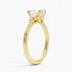 Melody Diamond Ring Yellow Gold 18k Emerald Engagement Ring